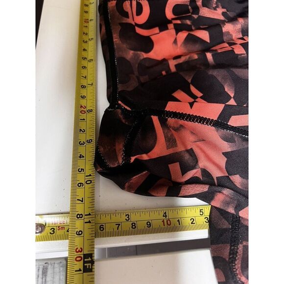 Reebok Leggings Women's XS Speedwick Multicolor Logo Pants Black Xsmall DDC-C - Picture 8 of 10